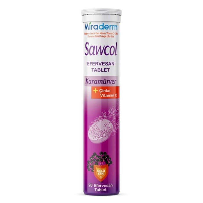 Miraderm Sawcol Karamürver + Çinko Vitamin C 20