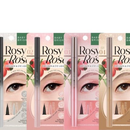 BABY BRIGHT-ROSY ROSE EYELINER AND EYE LIGHTER