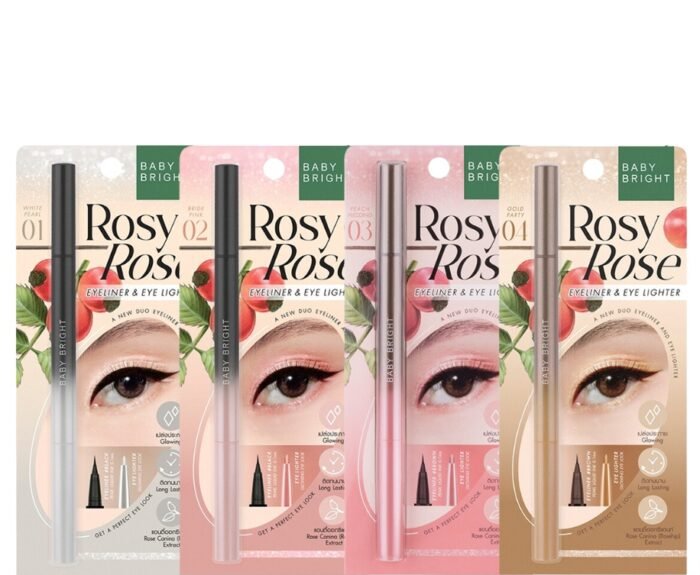BABY BRIGHT-ROSY ROSE EYELINER AND EYE LIGHTER