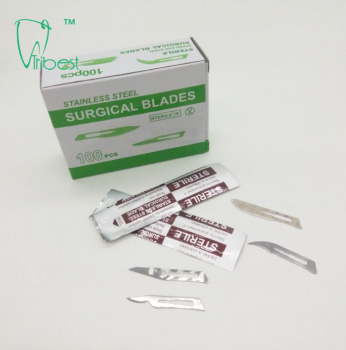 STAINLESS STEEL SURGICAL BLADES-100PCS