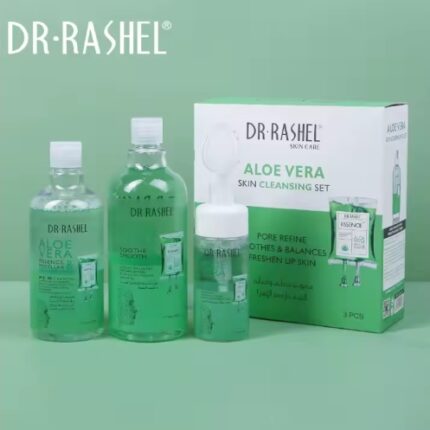 DR RASHEL-Skin Care Products Aloe Vera Soothing Moisturizing Facial Cleanser Toner Skin Cleansing Set