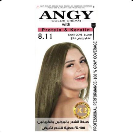 angy color cream with protein & keratin 8.11