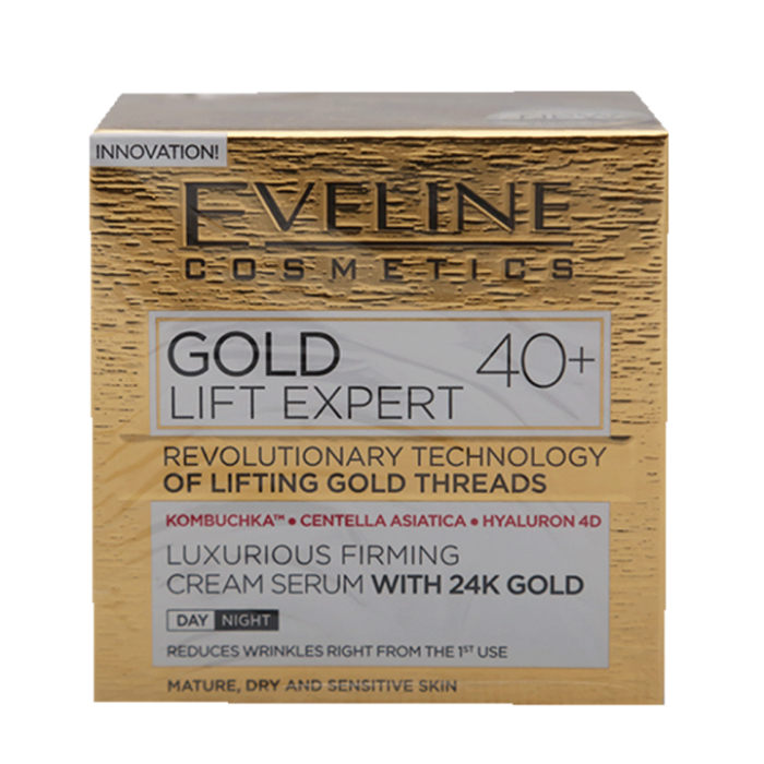 EVELINE-Gold Lift Expert Firming day and night cream, 40+