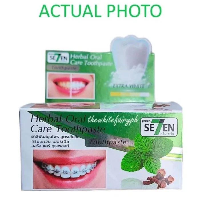GREEN SE7EN HERBAL ORAL CARE WHITENING TOOTHPASTE