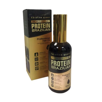 Keratine Queen Moisturizing Protein Brazilian Hair Serum Dark 100ml