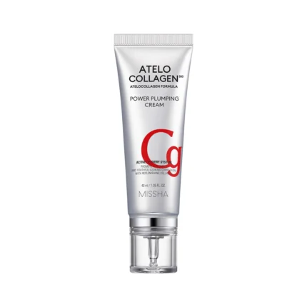 Anti-Wrinkle Collagen Cream Atelo Collagen 500 Power Plumping Cream