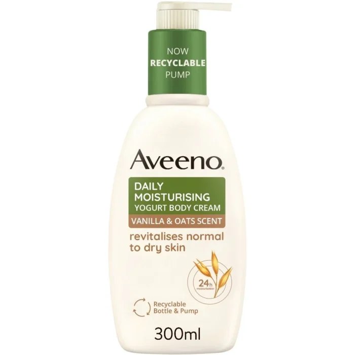 AVEENO® DAILY MOISTURISING YOGURT BODY CREAM VANILLA & OAT