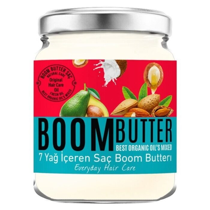 BOOM Butter Hair Care 7 Best Oil Mixture %100 Original 6.4oz - 190ml Herbal