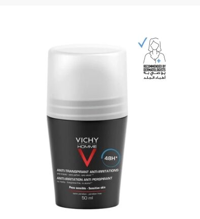 Vichy Roll On 48Hr Antiperspirant Deodorant for Men - 50ml
