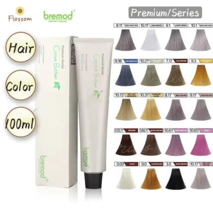 bremod , premium series cocoa butter, hair color,100ml