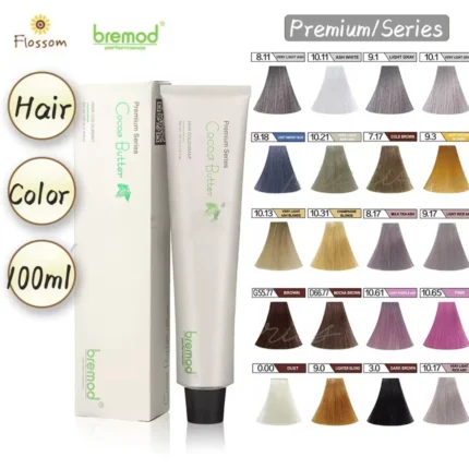 bremod , premium series cocoa butter, hair color,100ml