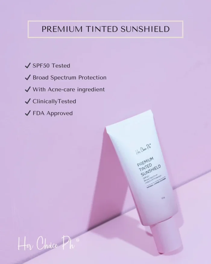 ⁦Her Choice Ph PREMIUM Tinted Sunscreen 50g⁩ - الصورة ⁦2⁩