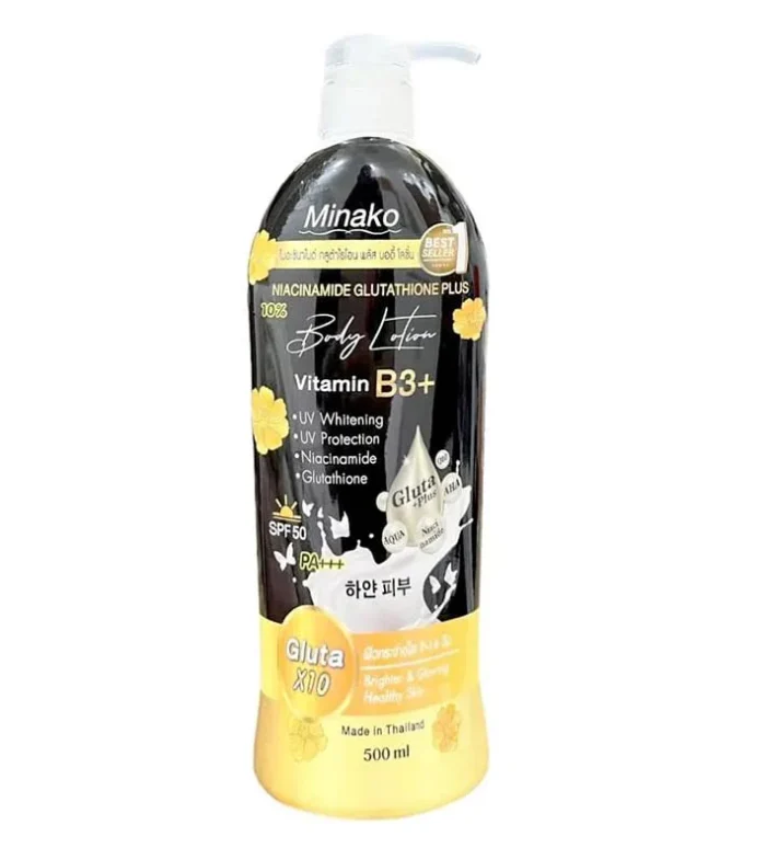 Minako Niacinamide Glutathione Plus Body Lotion - 500ml