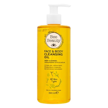 Bee Beauty , FACE AND BODY CLEANSING OIL 390ML