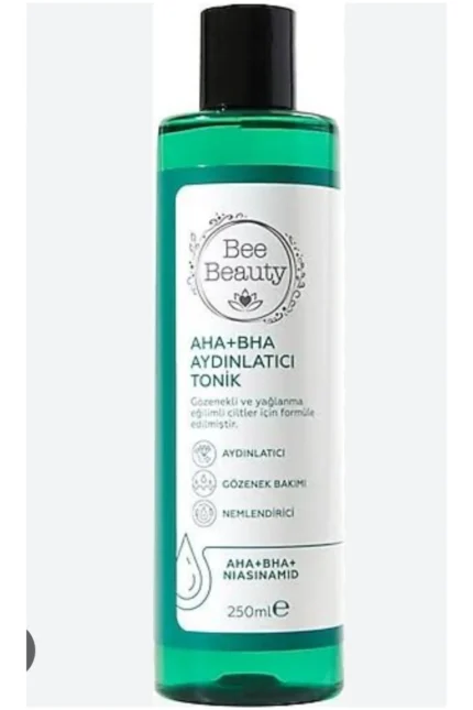 Bee Beauty AHA + BHA Aydınlatıcı Tonik 250 ml
