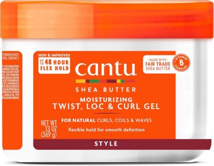 Cantu Shea Butter For Natural Hair Moisturizing Twist & Lock Gel, 13 Ounce