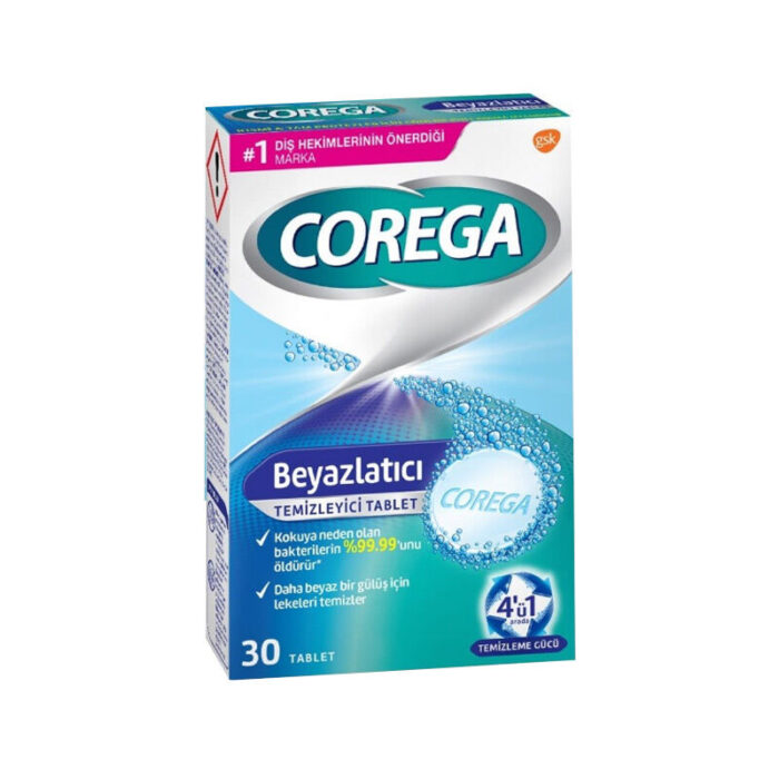 Corega denture cleanser 30 tablet