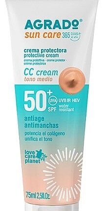 AGRADO , SUNSCREEN CC CREAM 75ML