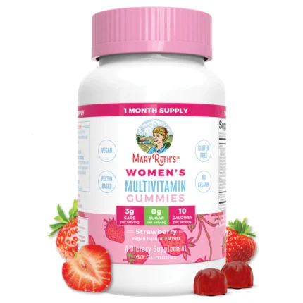 MaryRuth’s Women’s Strawberry Multivitamin Gummies , 60 GUMMIES