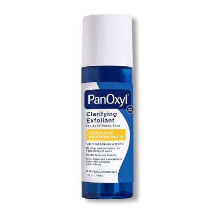 PanOxyl Clarifying Exfoliant with 2% Salicylic Acid, BHA Liquid for Acne-Prone Skin