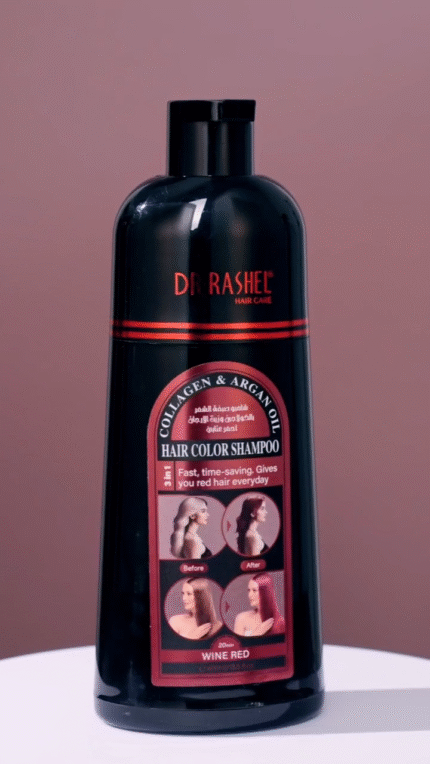 Dr. Rashel Collagen & Argan Oil Hair Color Shampoo Wine Red 400ml