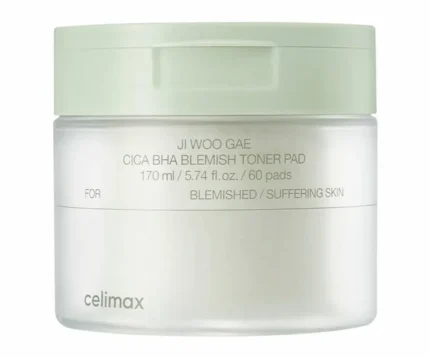 celimax , cica bha blemish toner pad 170ml 60pads