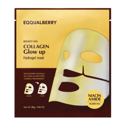 EQQUALBERRY - Collagen Glow Up Hydrogel Mask - 30g
