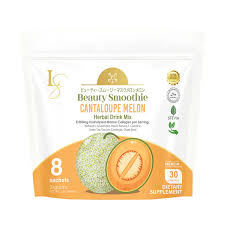 Beauty Smoothie Cantaloupe Melon Collagen Drink, 21g X 8 Sachets