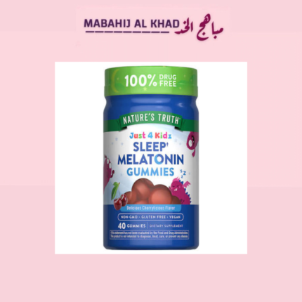 Nature's Truth Kids Melatonin Gummy | 1mg | 40 Count | Vegan, Non-GMO & Gluten Free Gummies | Cherrylicious Flavor