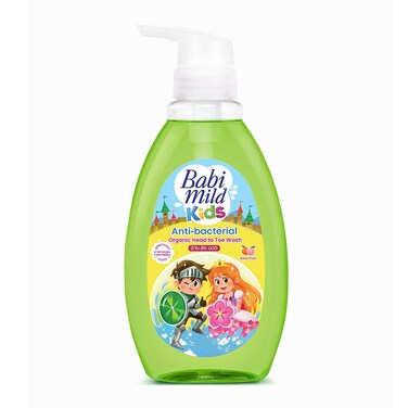 Babi Mild Kids Anti-bacterial Organic Head to Toe Wash