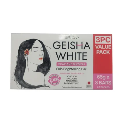 Geisha White Scar and Blemish Skin Brightening Bar