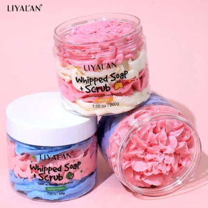 liyalan whipped soap scrub 200g