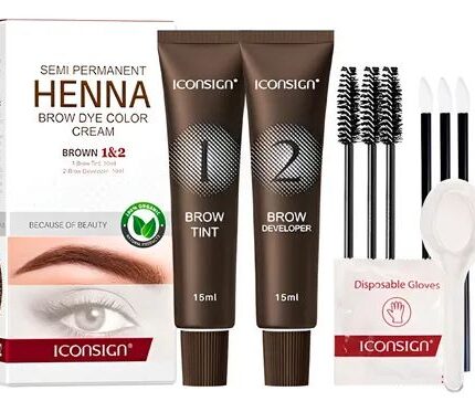 ICONSIGN Semi Permanent Henna Brown Dye Color Cream