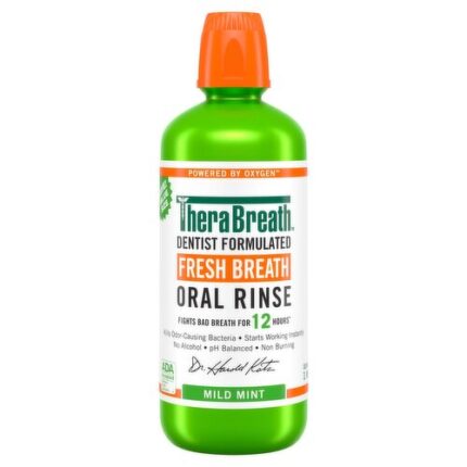 TheraBreath Fresh Breath Oral Rinse, Mild Mint