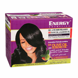 Energy No-Lye Hair Relaxer Kit – Super