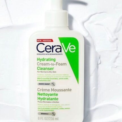 CeraVe Hydrating Cream-to-Foam Cleanser - 236ml