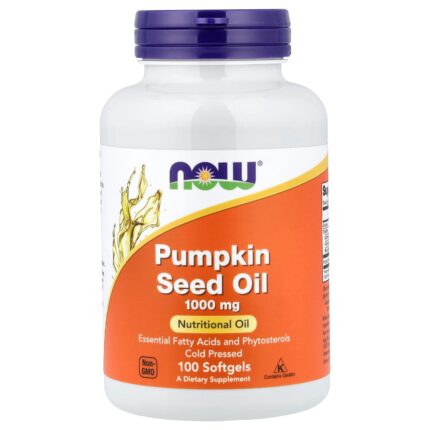 NOW Pumpkin Seed Oil 1000 mg