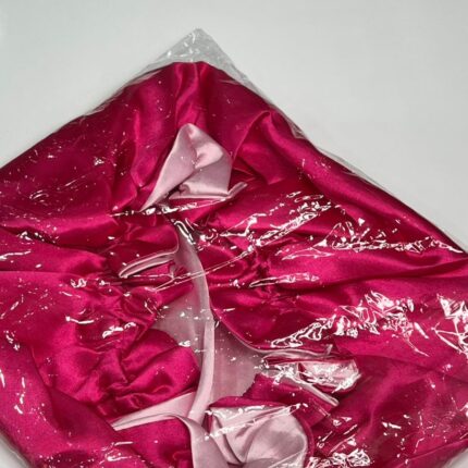 Double-Layered Satin Bonnet