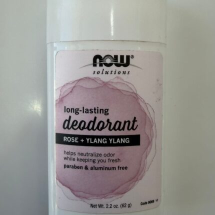 NOW Solutions Long-Lasting Deodorant Rose + Ylang Ylang