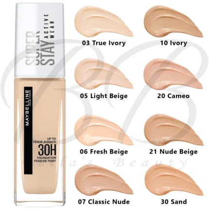 Maybelline New York Super Stay Active Wear 30H Foundation