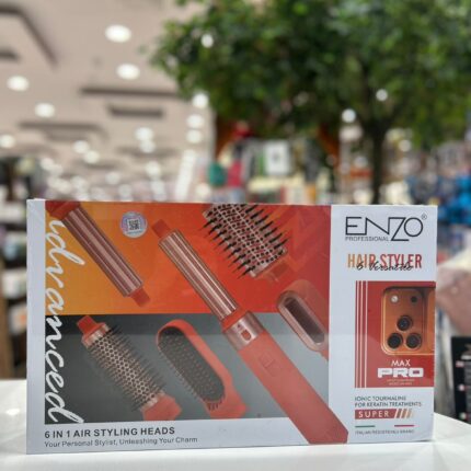 Enzo Professional Hair Styler Max Pro (6 in 1 Air Styling Heads)