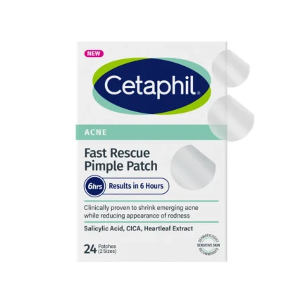cetaphil fast rescue pimple patch 24patches(2size)