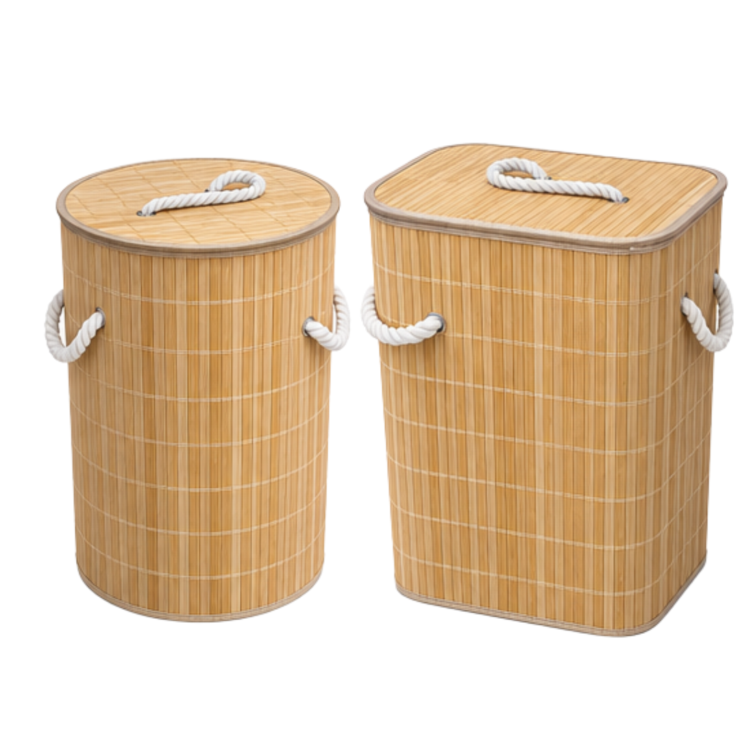 Fabric Laundry Hamper with Lid (10)
